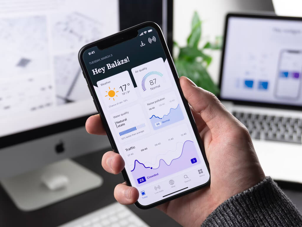 Business analytics dashboard